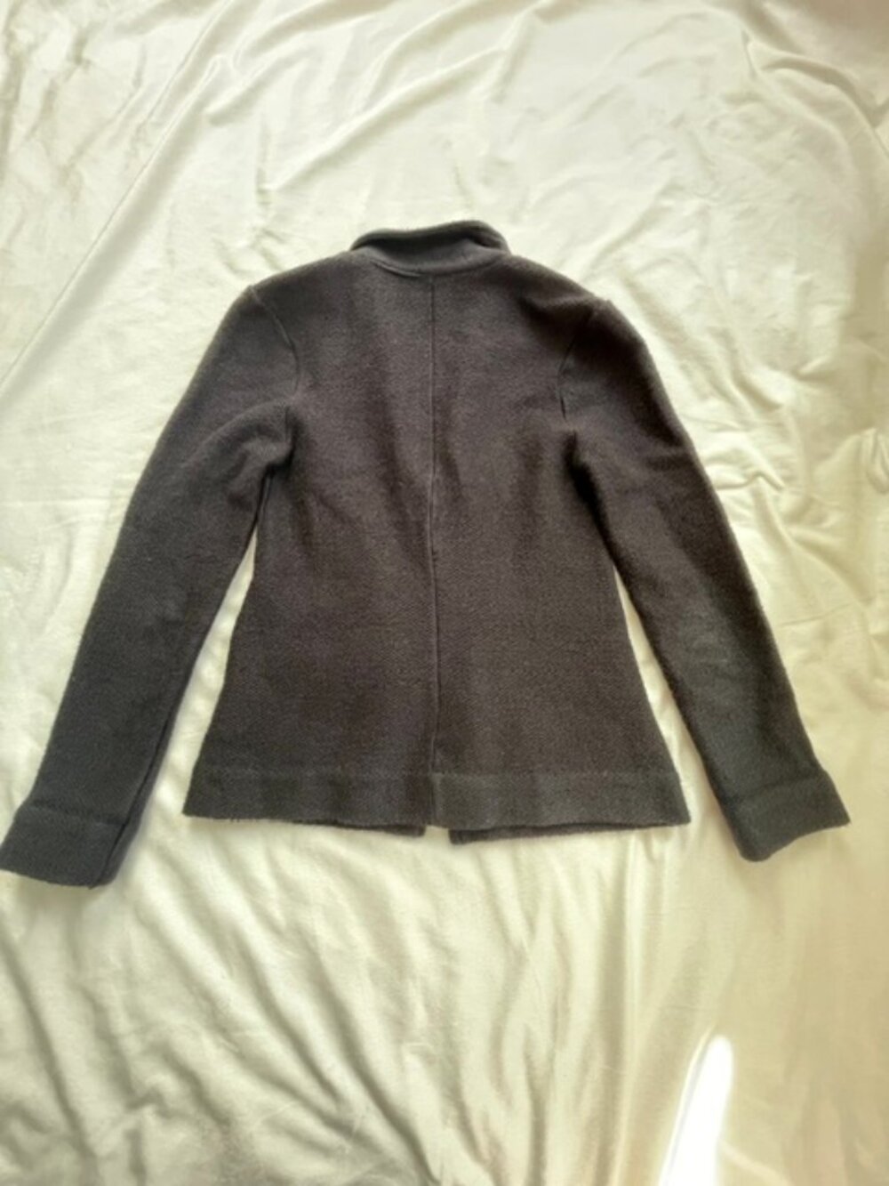 Anthropologie Maeve Coat Blazer Jacket Women's Long Sleeve Cotton, Black, XXS - Picture 4 of 10